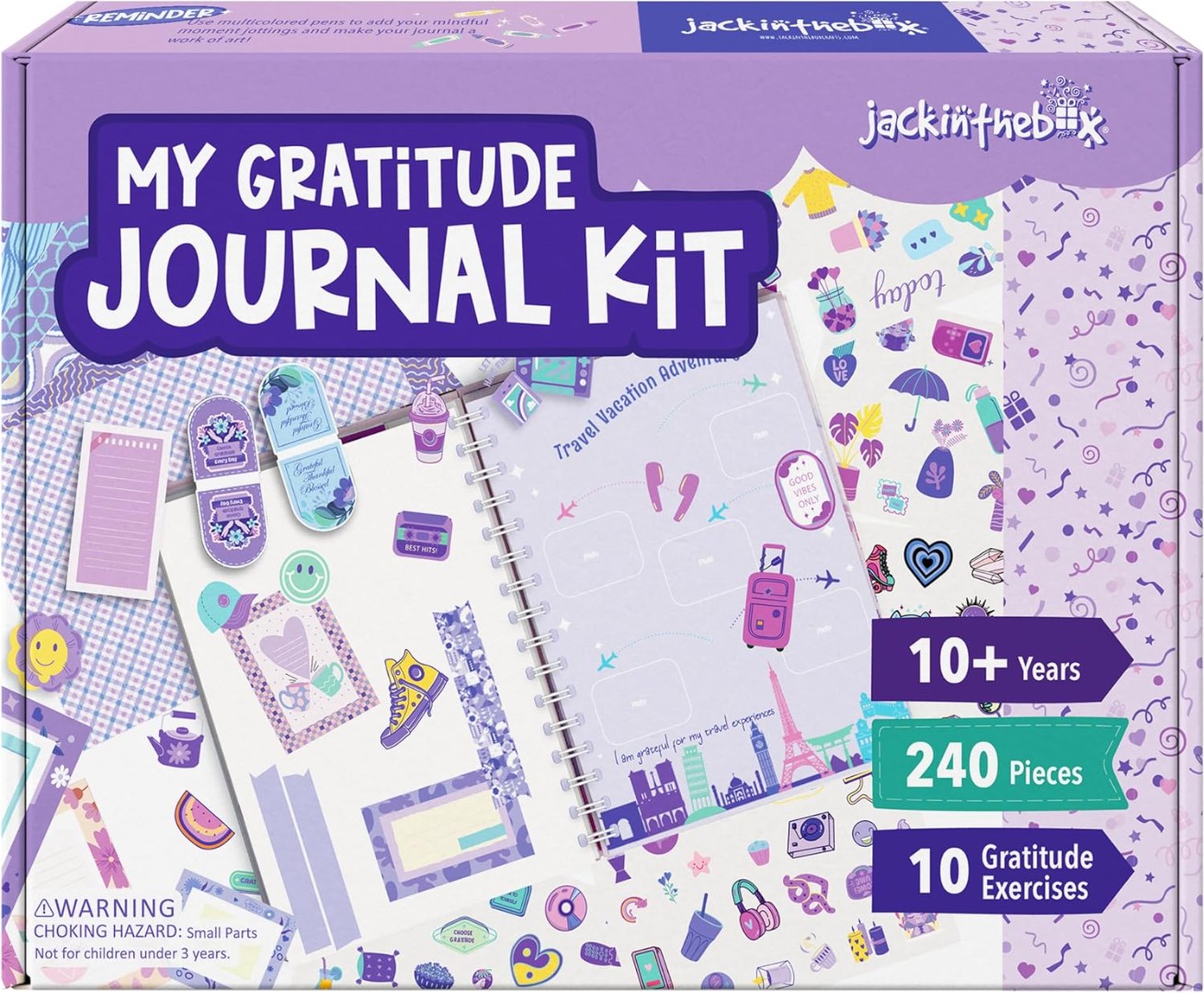 Purple Gratitude Journal Kit