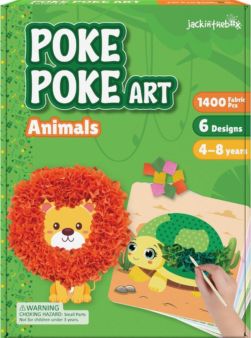Kids Poke Poke Art - Animals