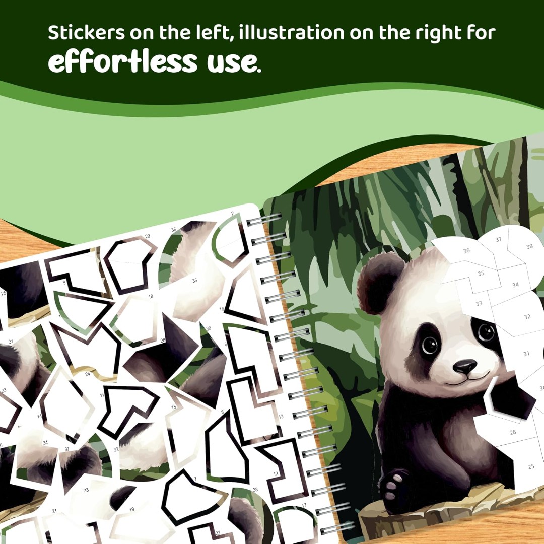 Sticker By Number  - Kids - Baby Animals