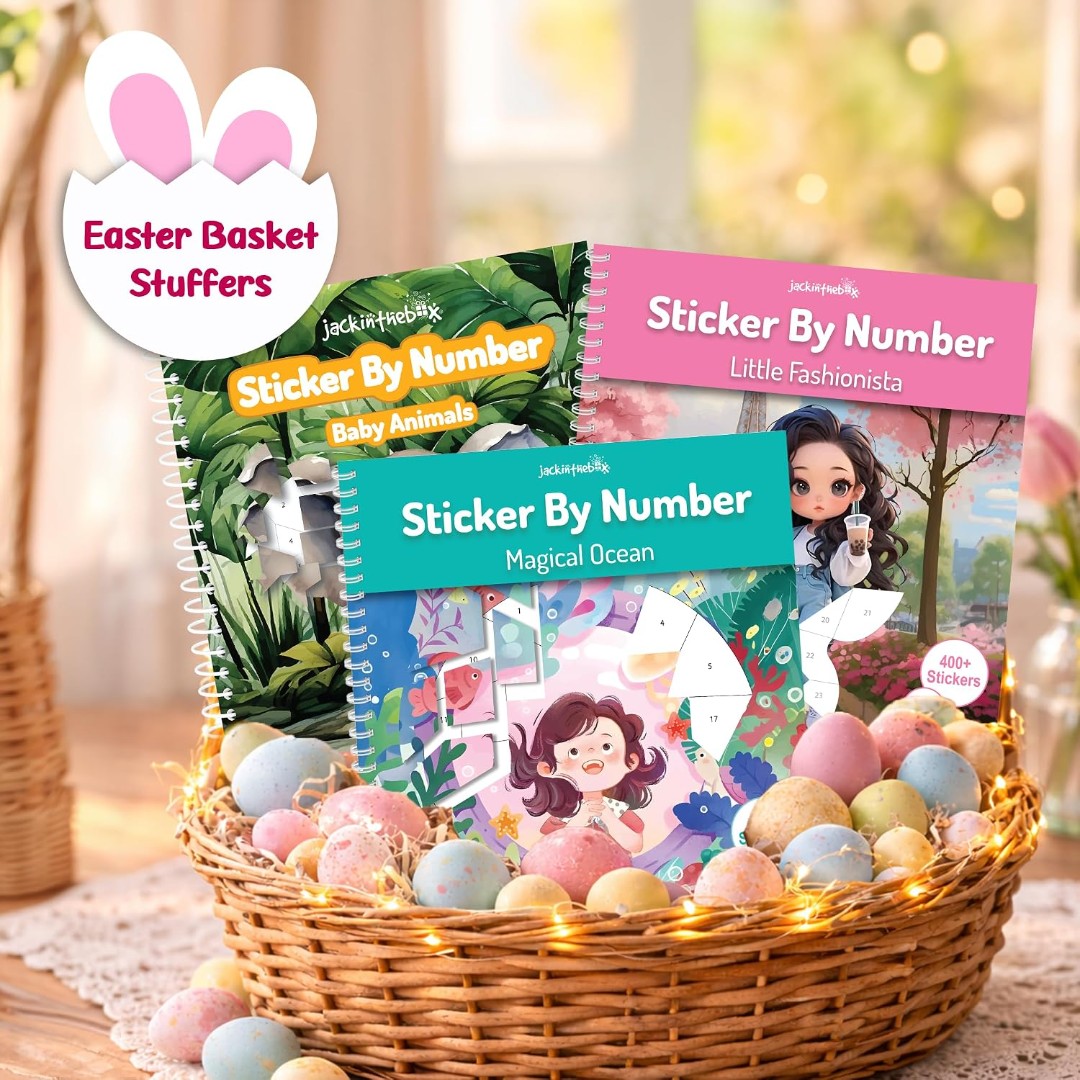 Sticker By Number  - Kids - Baby Animals