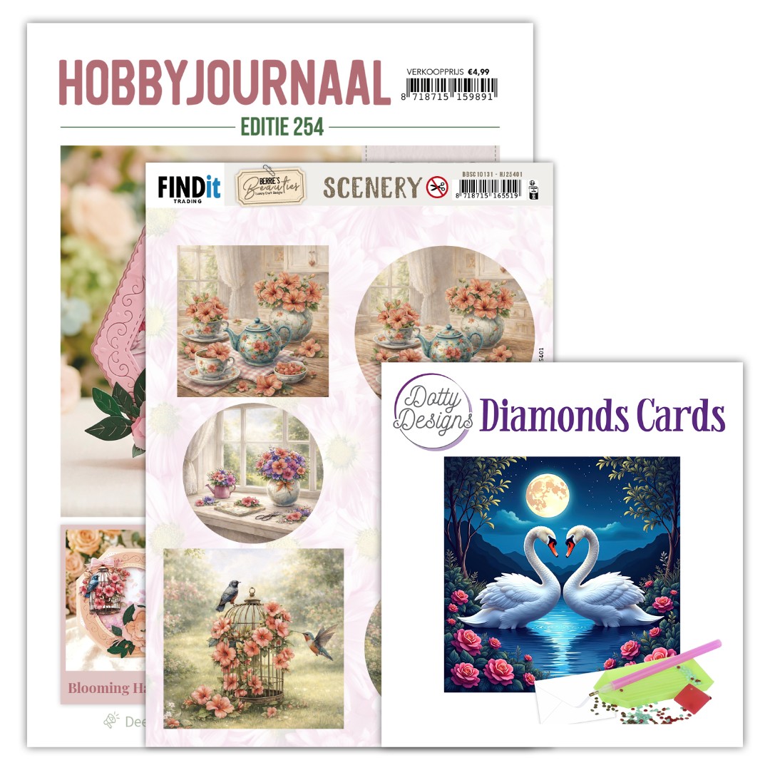 SET Hobbyjournaal 254 - DDDC1215 - 2 Swans SET Hobbyjournaal 254 - DDDC1215 - 2 Swans