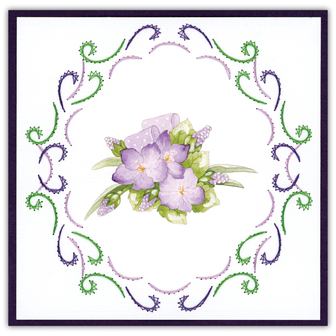 Stitch and Do 255 - Precious Marieke - Purple Blossom