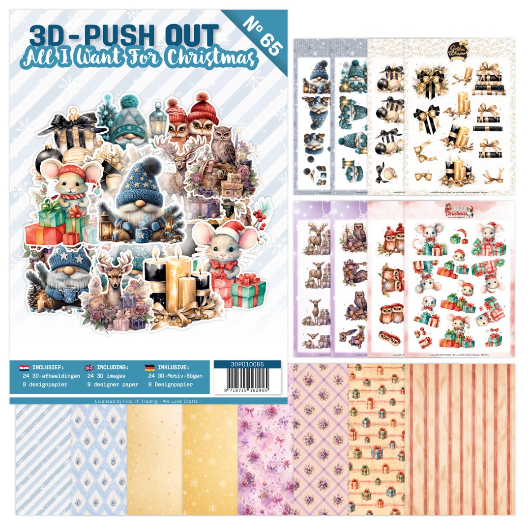 3D Push-Out Book 65 - All I Want For Christmas