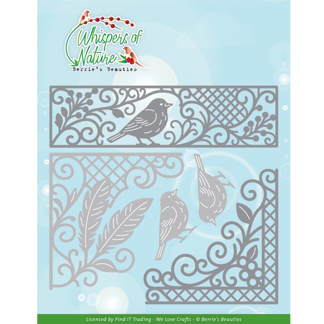 Dies - Berries Beauties - Whispers of Nature - Birds Border and Corners Dies - Berries Beauties - Whispers of Nature - Birds Border and Corners