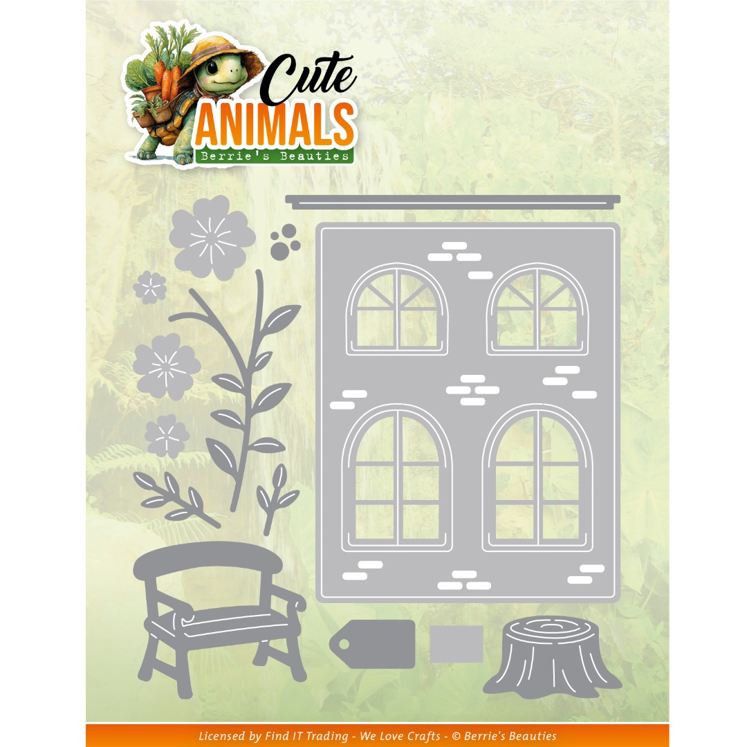 Dies - Berries Beauties - Cute Animals - House Front Dies - Berries Beauties - Cute Animals - House Front
