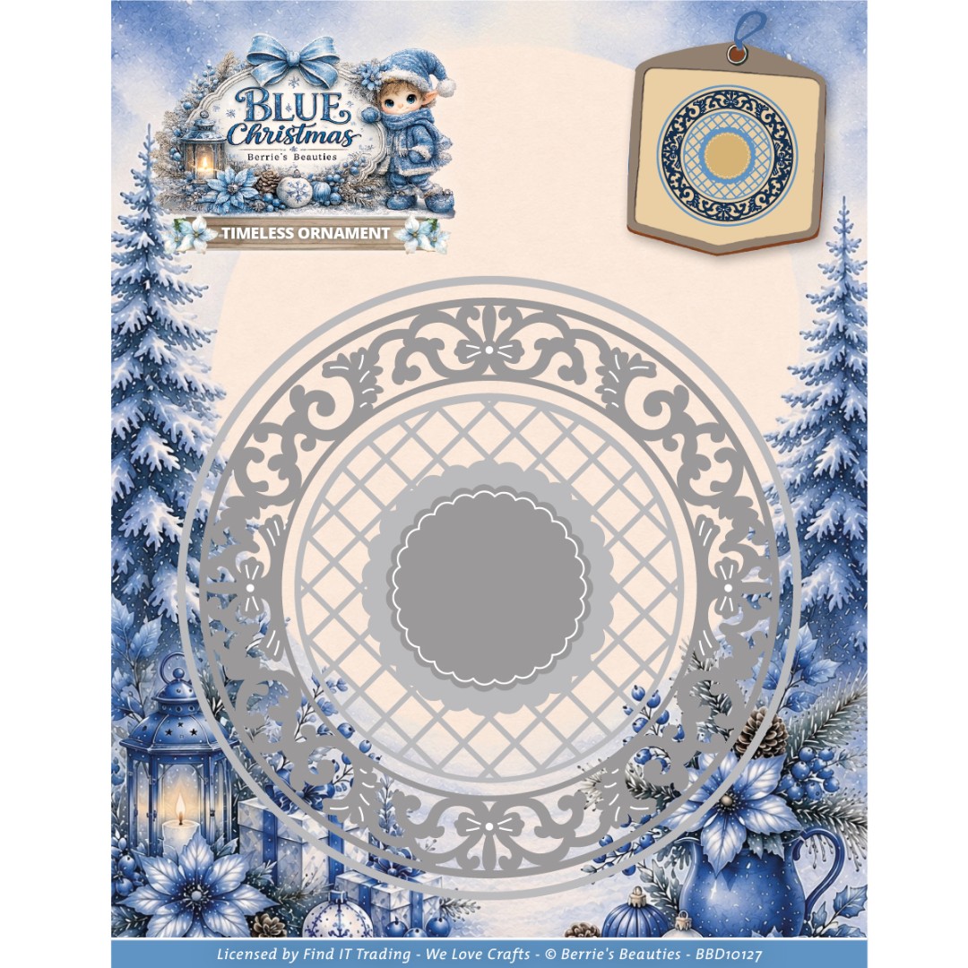 Dies - Berries Beauties - Blue Christmas - Timeless Ornament