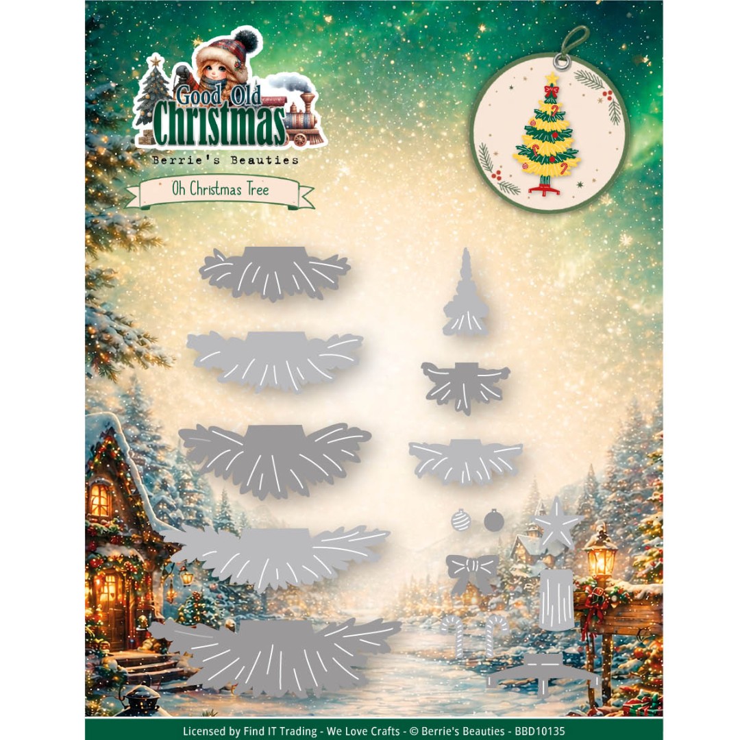 Dies - Berries Beauties - Good Old Christmas - Oh Christmas Tree