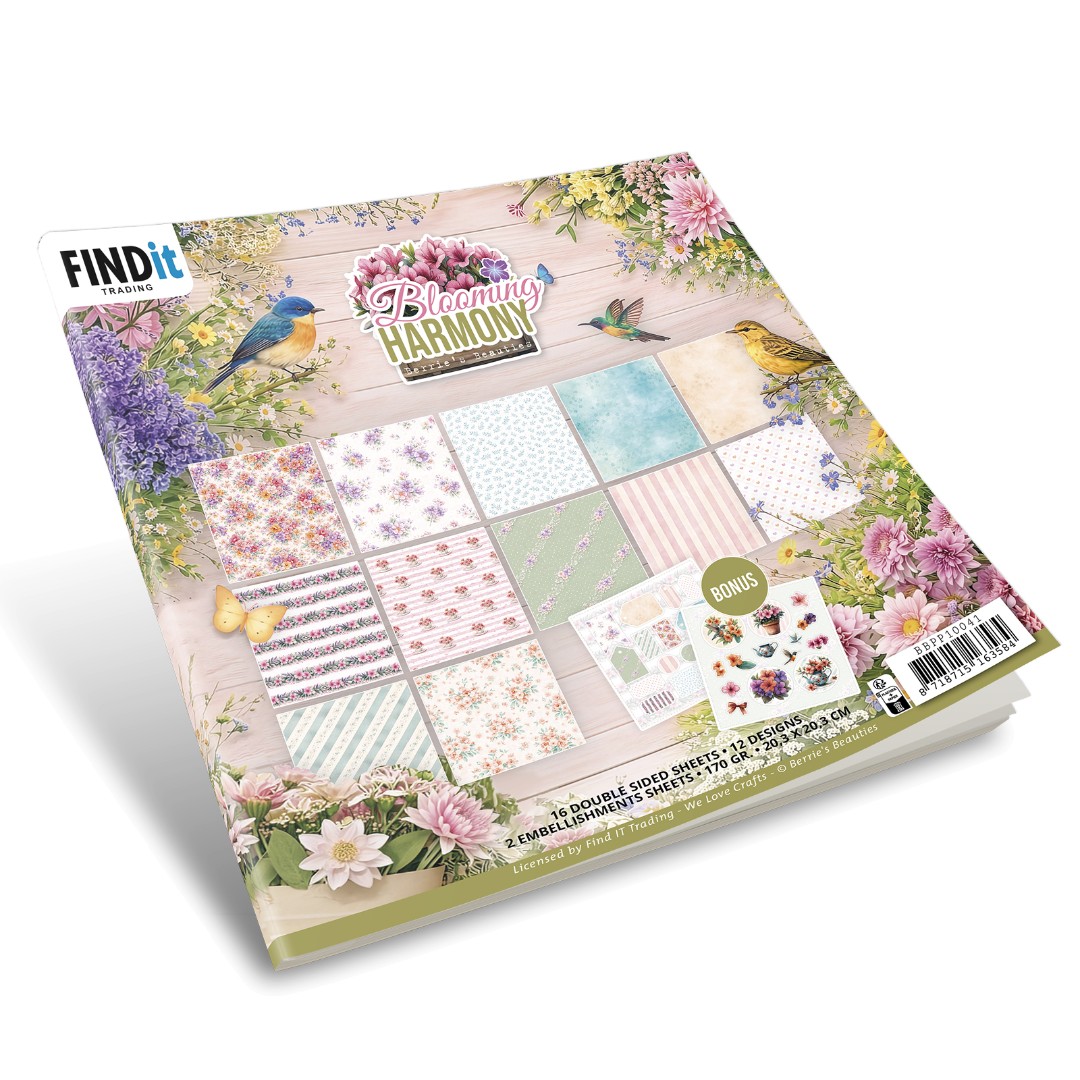 Paperpack - Berries Beauties - Blooming Harmony 20 x 20 cm