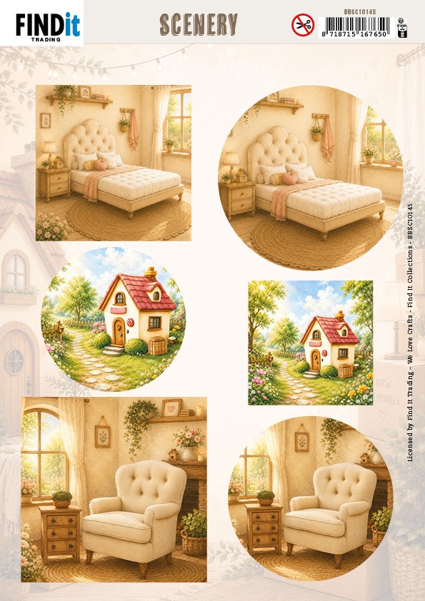 Scenery Push Out - Berries Beauties - Home Sweet Home