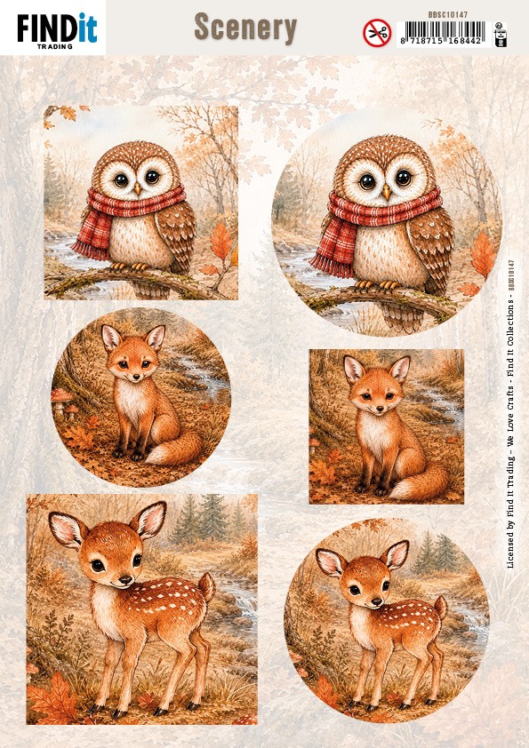 Scenery Push out - Find It Collection - Autumn Charm