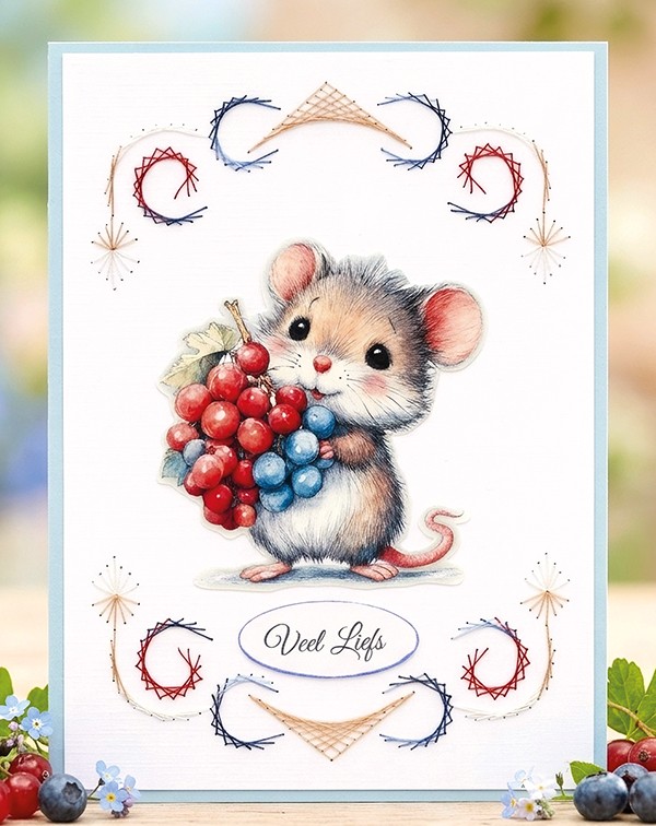 3D Cutting Sheet - Berries Beauties - Cute Animals - Forest Friends