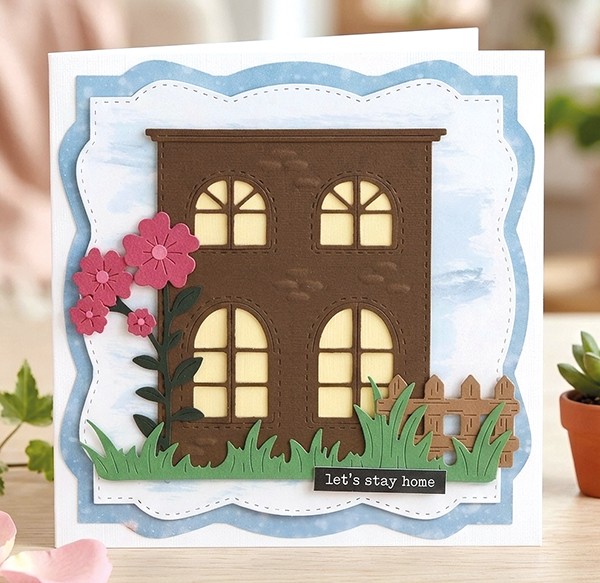 Dies - Berries Beauties - Cute Animals - House Front
