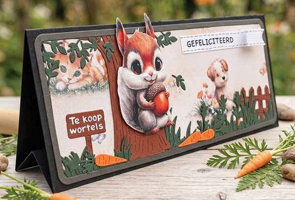 3D Cutting Sheet - Berries Beauties - Cute Animals - Forest Friends