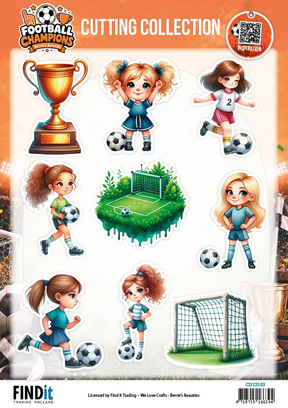 Cutting Collection - Berrie's Beauties - Football Champions - Girls United
