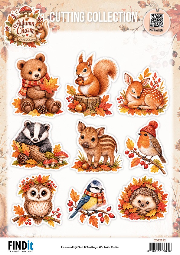 Find It Collection - Cutting Collection - Autumn Charm - Colors of Fall