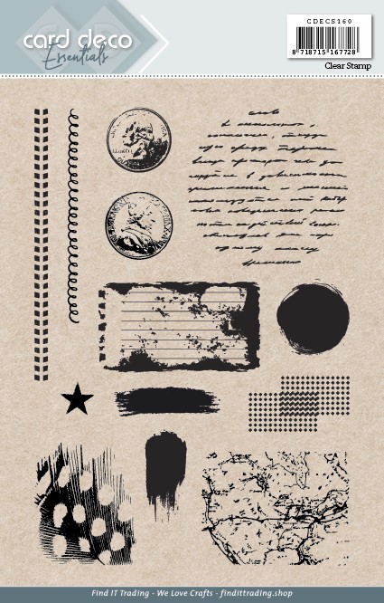 Card Deco Essentials - Clear Stamps - A5 Backgrounds