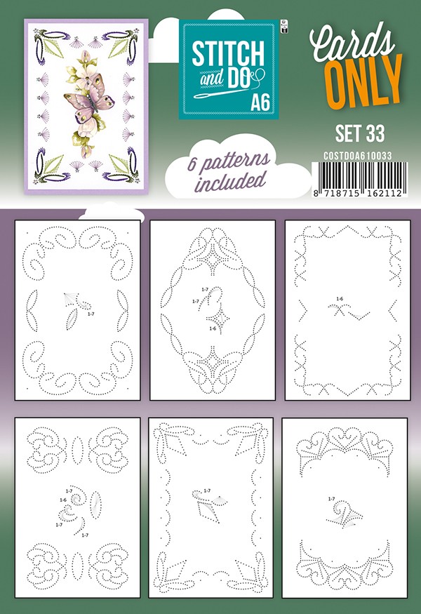 Stitch and Do - Cards Only A6 - Set 33 Stitch and Do - Cards Only A6 - Set 33
