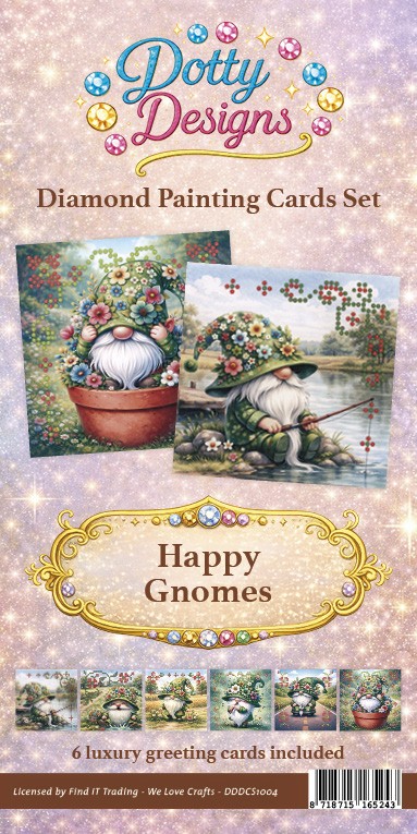 Dotty Design - Diamond Card Set - Happy Gnomes Dotty Design - Diamond Card Set - Happy Gnomes