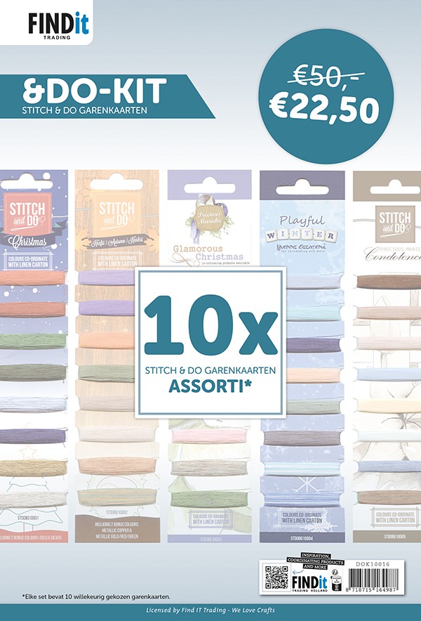 And Do - Kit - Stitch & Do garenkaarten And Do - Kit - Stitch & Do garenkaarten