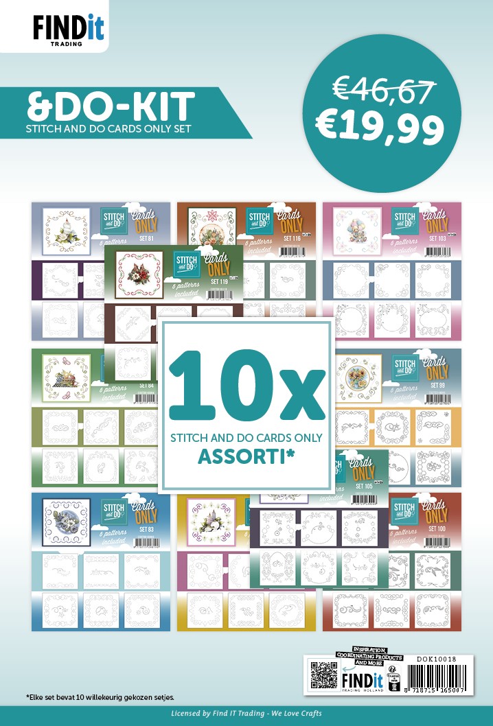 And Do - Kit - HJ255 - Stitch and Do Cards Only Assortiment And Do - Kit - HJ255 - Stitch and Do Cards Only Assortiment