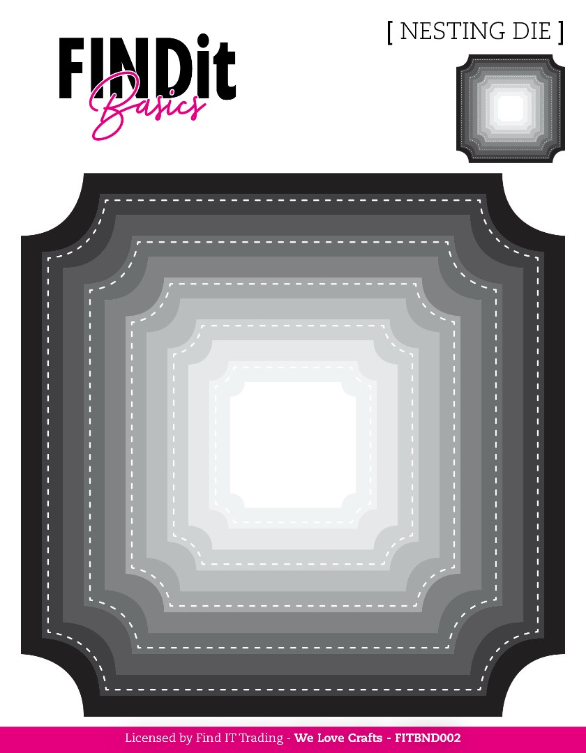 Find It Basics - Nesting Dies - Cut Corner Squares Find It Basics - Nesting Dies - Cut Corner Squares