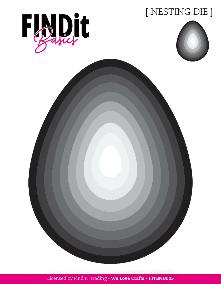 Find It Basics - Nesting Dies - Egg Find It Basics - Nesting Dies - Egg
