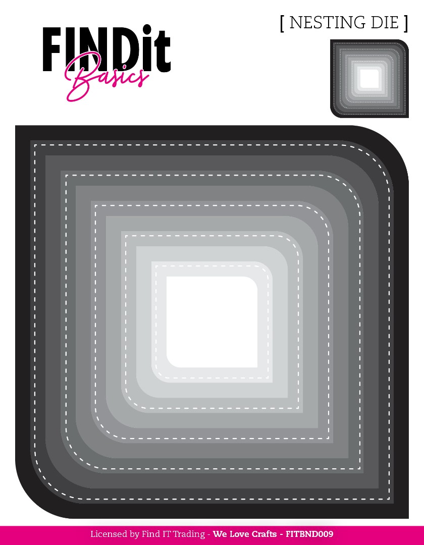 Find It Basics - Nesting Dies - Stitched Dual Corner Squares Find It Basics - Nesting Dies - Stitched Dual Corner Squares