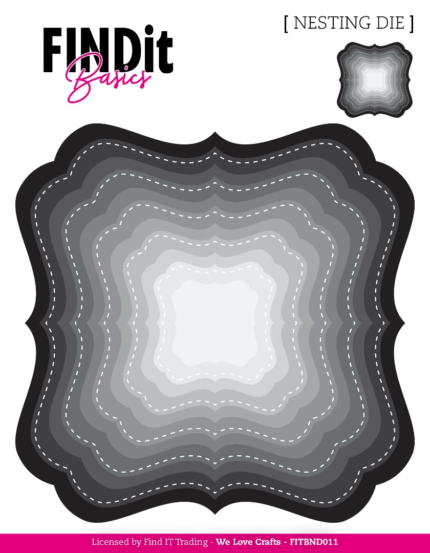 Find It Basics - Nesting Dies - Deco Squares Find It Basics - Nesting Dies - Deco Squares