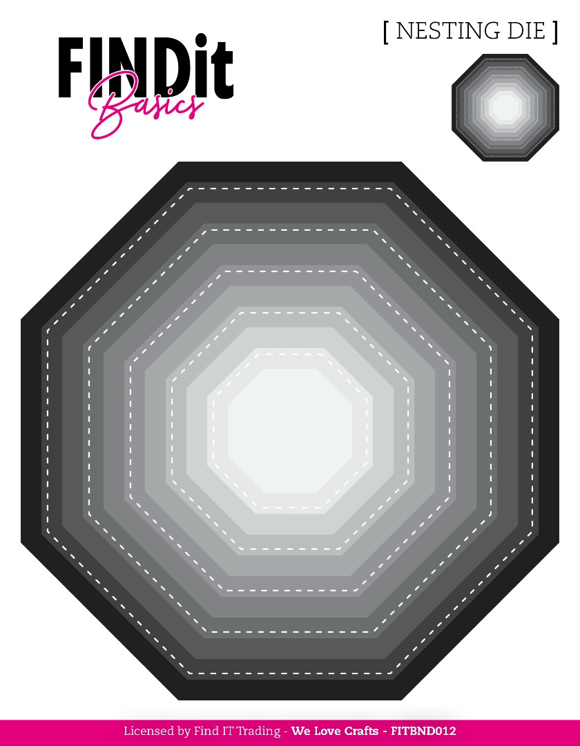 Find It Basics - Nesting Dies - Stitched Octagon Find It Basics - Nesting Dies - Stitched Octagon