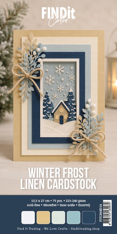 Find It Color - Linen Cardstock Pack 4K - Winter Frost Pack Find It Color - Linen Cardstock Pack 4K - Winter Frost Pack