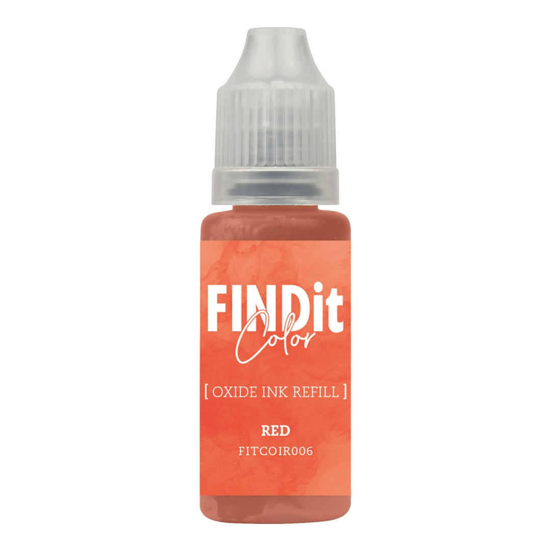 FindIt Color Oxide Ink Refill – Red