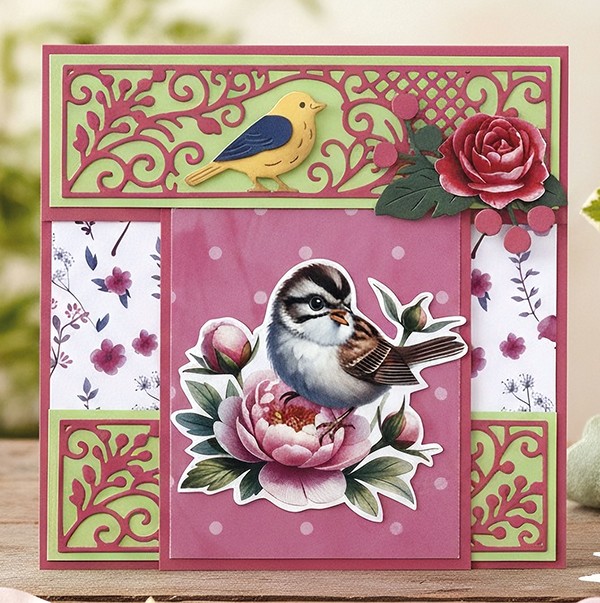 Linen Cardstock Pack - Berries Beauties - Whispers Of Nature - A4