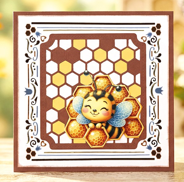 Dies - Berries Beauties - Sweet Honey Bees - Honeycomb Frame