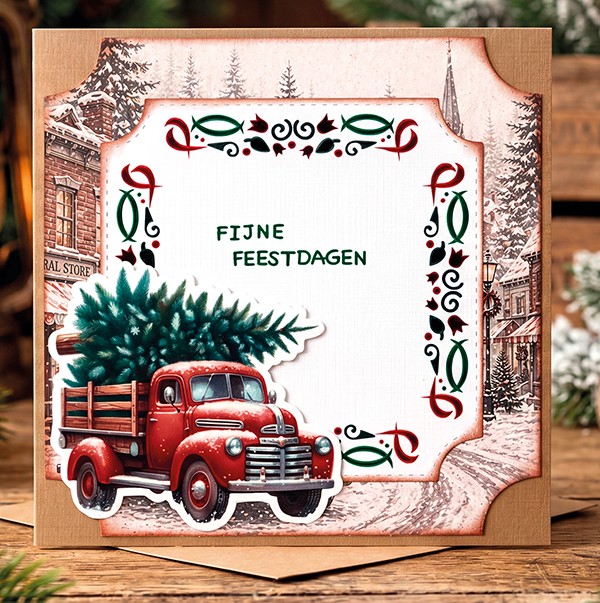 3D Cutting Sheet - Berries Beauties - Victorian Christmas Tales - Underneath The Christmas Tree