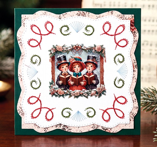 3D Pushout Sheet - Berries Beauties - Victorian Christmas Tales - A Christmas Serenade
