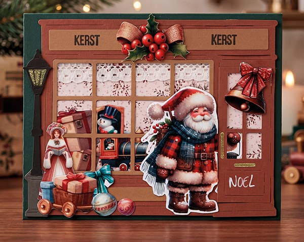 3D Pushout Sheet - Berries Beauties - Victorian Christmas Tales - Timeless Christmas Bells