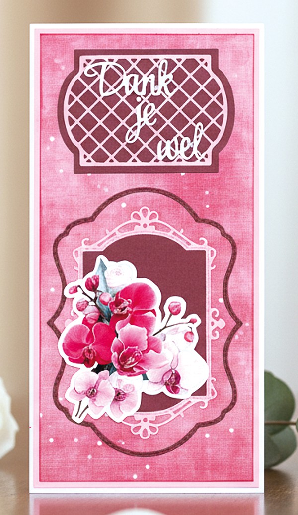 3D Pushout Sheet - Berries Beauties - Floral Elegance - Orchid Grace