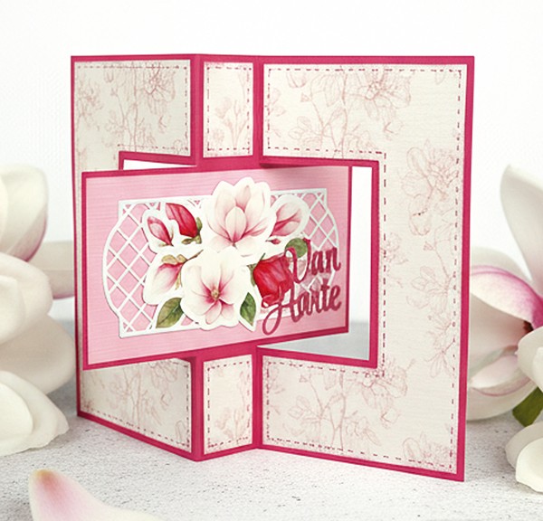 Linen Cardstock Pack - Berries Beauties - Floral Elegance - A4