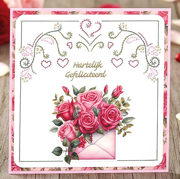 Linen Cardstock Pack - Berries Beauties - Floral Elegance - 4K