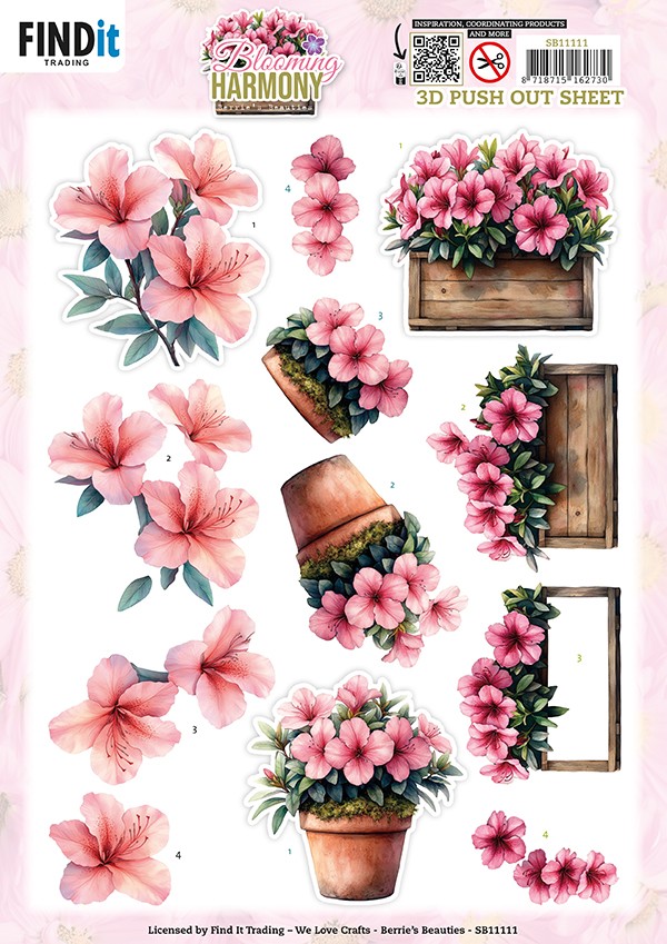 3D Pushout Sheet - Berries Beauties - Blooming Harmony - Blooming Pots 3D Pushout Sheet - Berries Beauties - Blooming Harmony - Blooming Pots