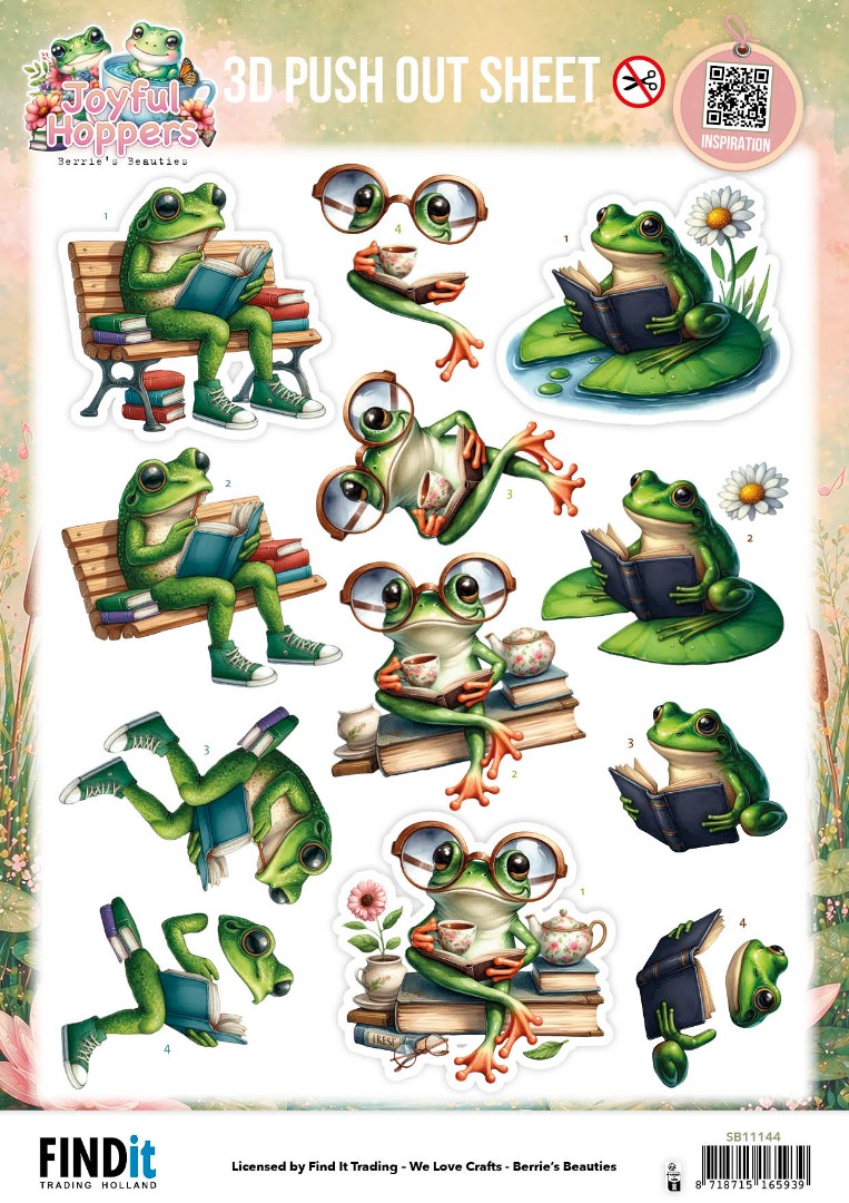 3D Pushout Sheet - Berries Beauties - Joyful Hoppers - Pondside Pages 3D Pushout Sheet - Berries Beauties - Joyful Hoppers - Pondside Pages
