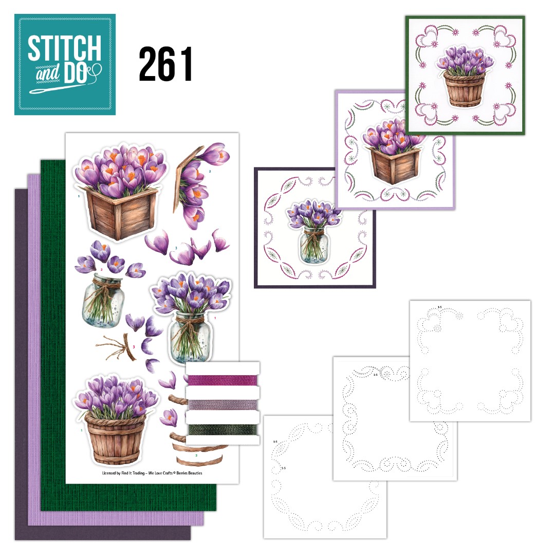 Stitch and Do 261 - Berries Beeauties - First Blossoms