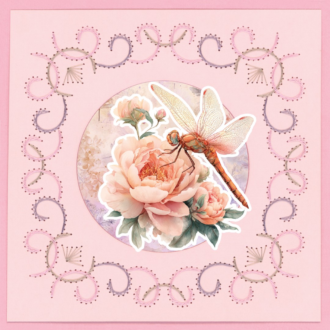 Stitch and DO on Colour 41 - Dragonflies