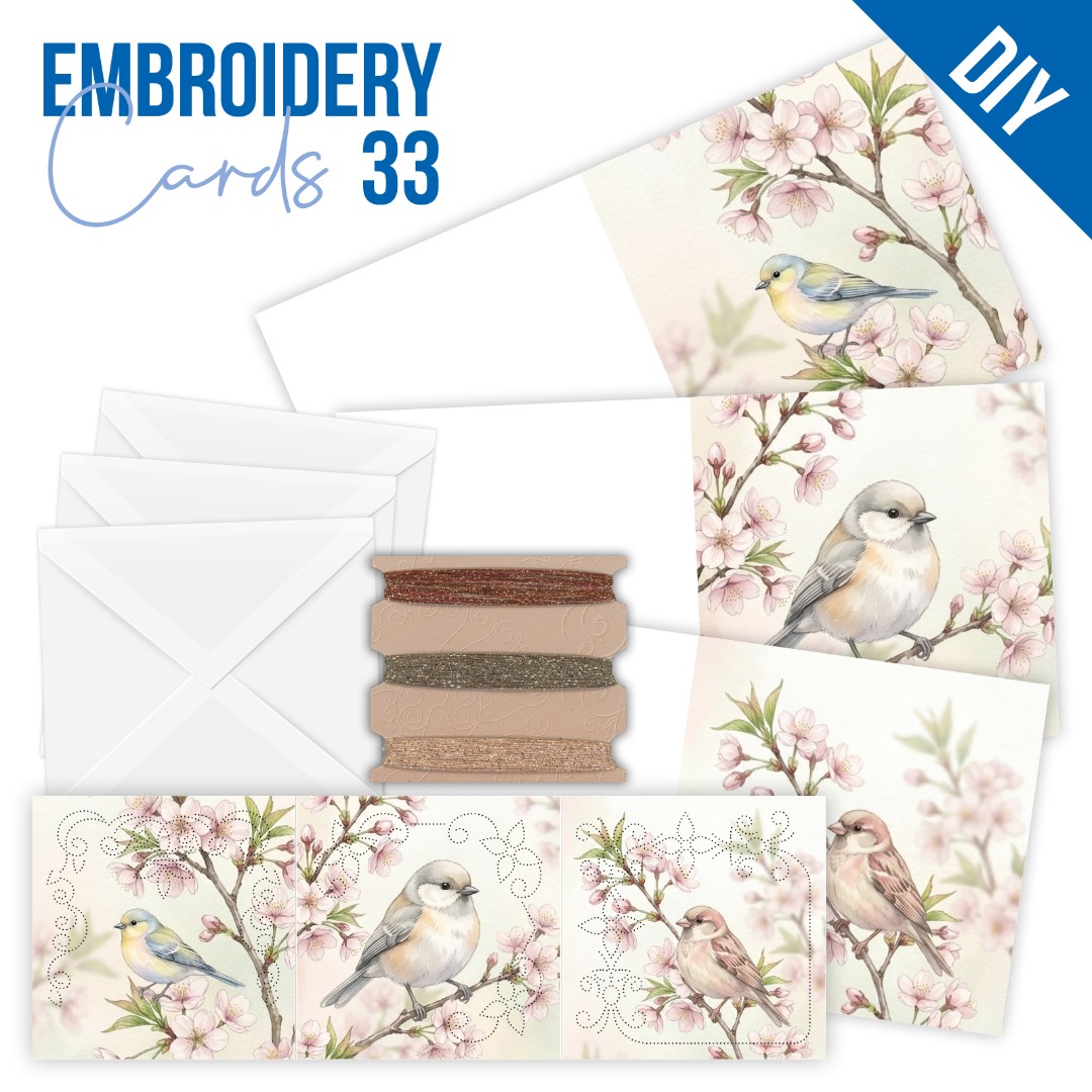 Stitch and Do Cards 33 - Blossom Birds