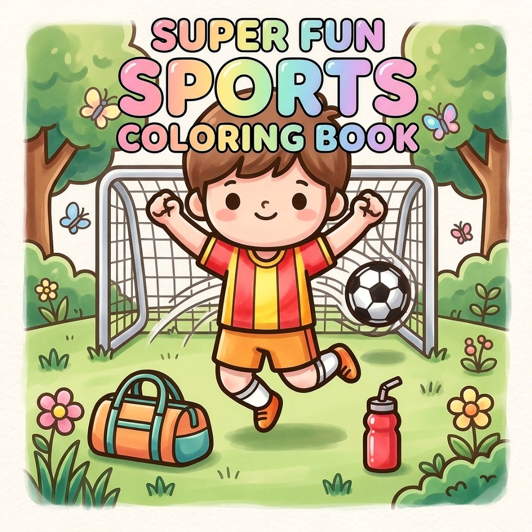 Findit Color - Coloring Book - Ultimate Sports