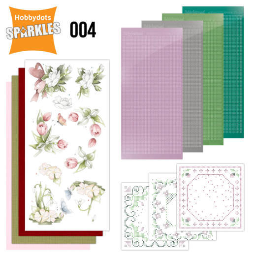 Sparkles Set 4 Flowers Sparkles Set 4 Flowers