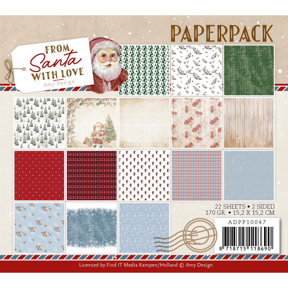 Paperpack - Amy Design – From Santa with love Paperpack - Amy Design – From Santa with love