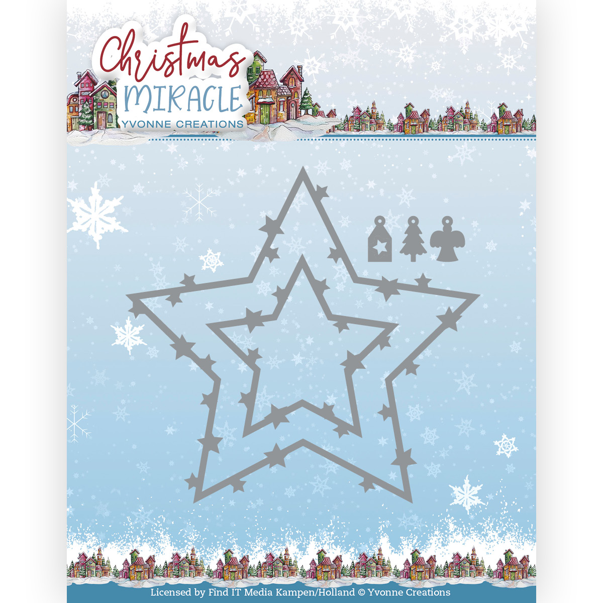 Dies - Yvonne Creations - Christmas Miracle - Star Decorations Dies - Yvonne Creations - Christmas Miracle - Star Decorations