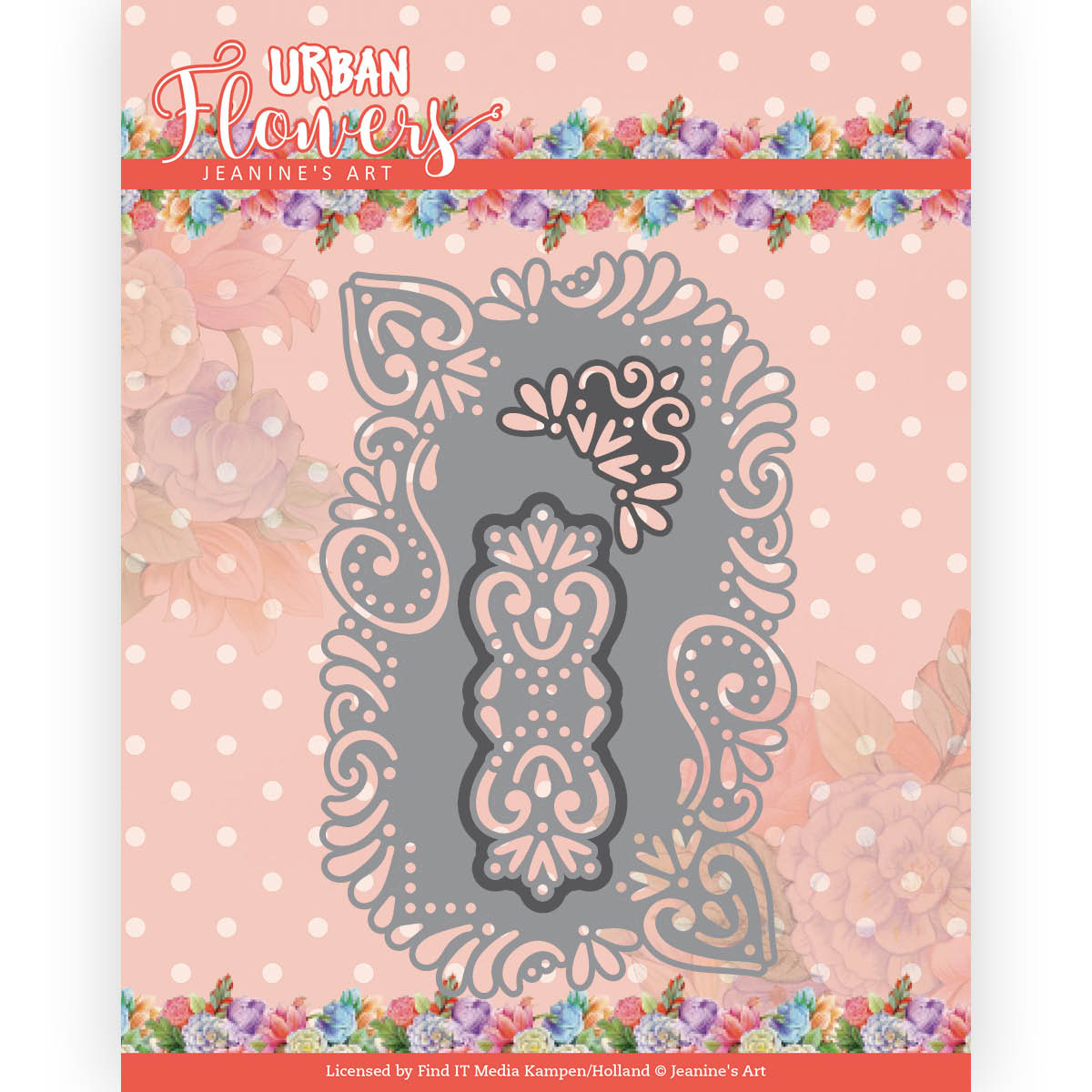 Dies - Jeanine's Art - Urban Flowers - Urban Rectangle