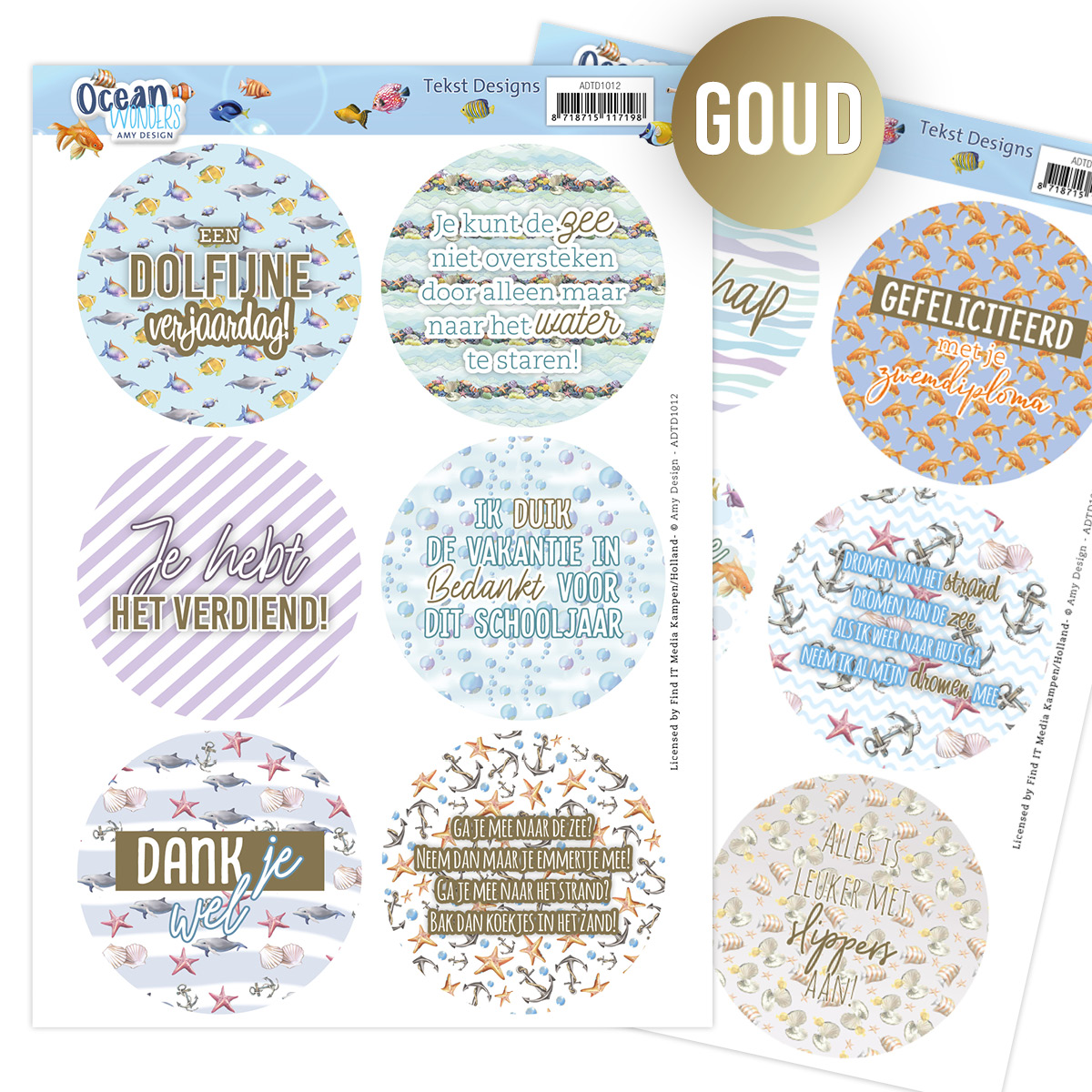 Tekst Designs - Amy Design – Ocean Wonders Tekst Designs - Amy Design – Ocean Wonders
